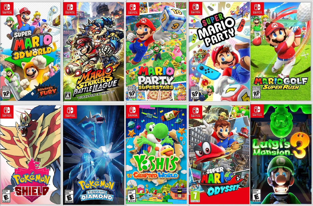 【Nintendo任天堂】Switch紅藍主機/動森主機/灰黑主機 健身環遊戲片
