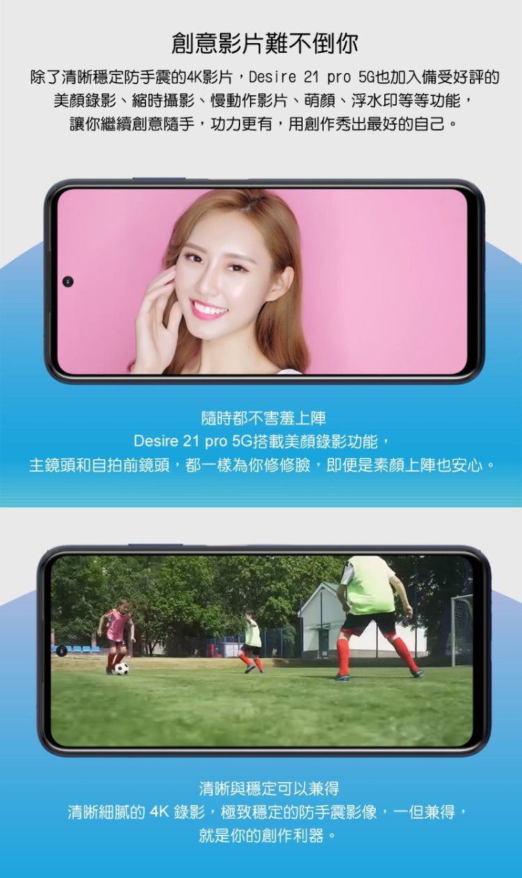       【HTC 宏達電】Desire 21 pro 5G 8G/128G