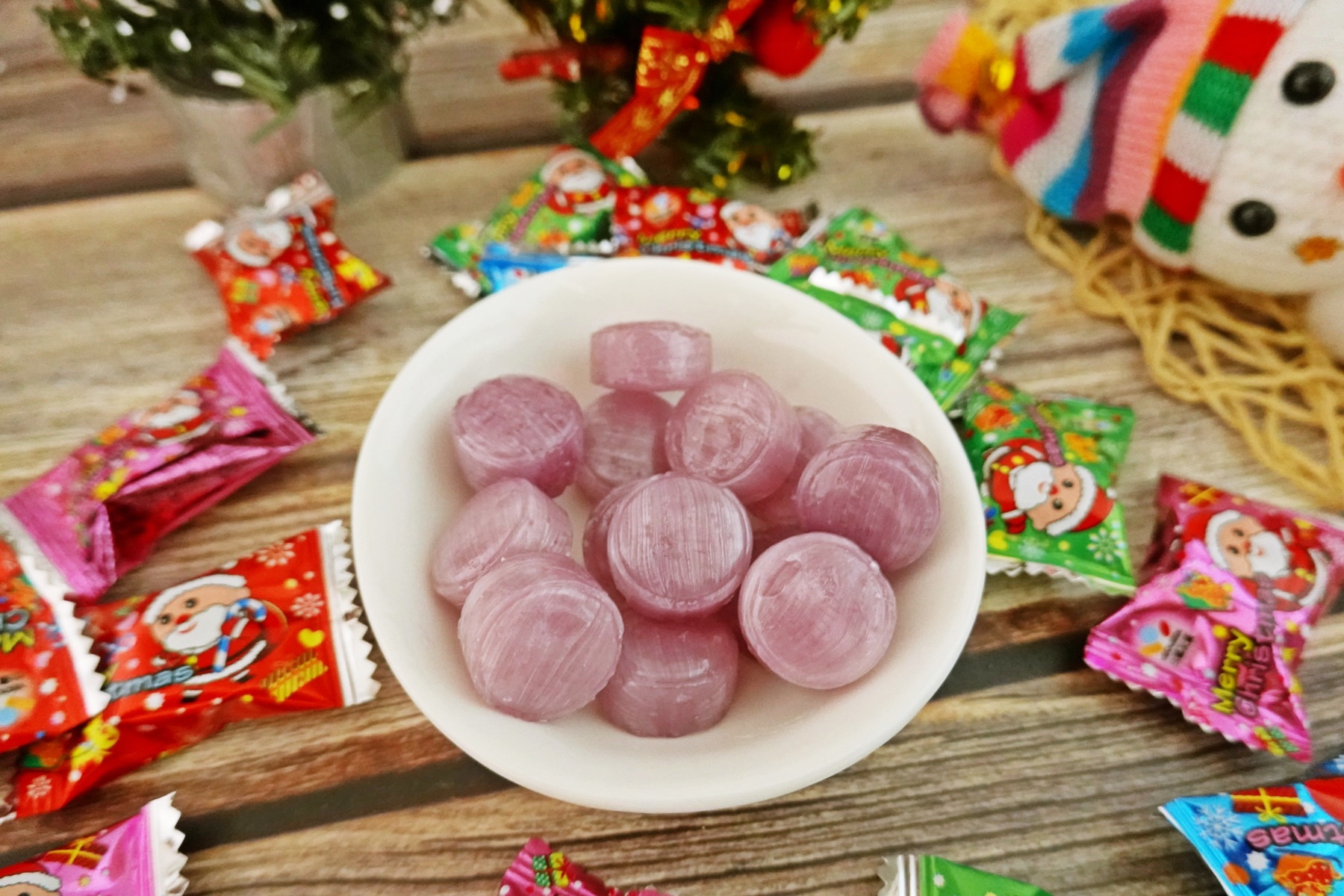 聖誕節水果風味糖 輕巧袋(32入/袋)／家庭號(80入/袋)