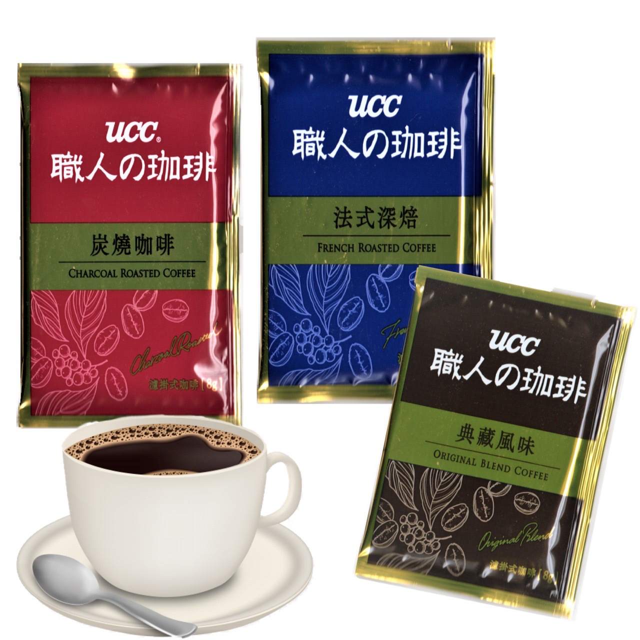 【UCC】職人の珈琲 濾掛咖啡單包任選 典藏風味/法式深焙/炭燒咖啡