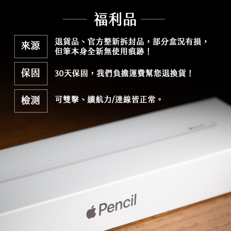 Apple Pencil 第 2 代 全新拆封品 觸控筆
