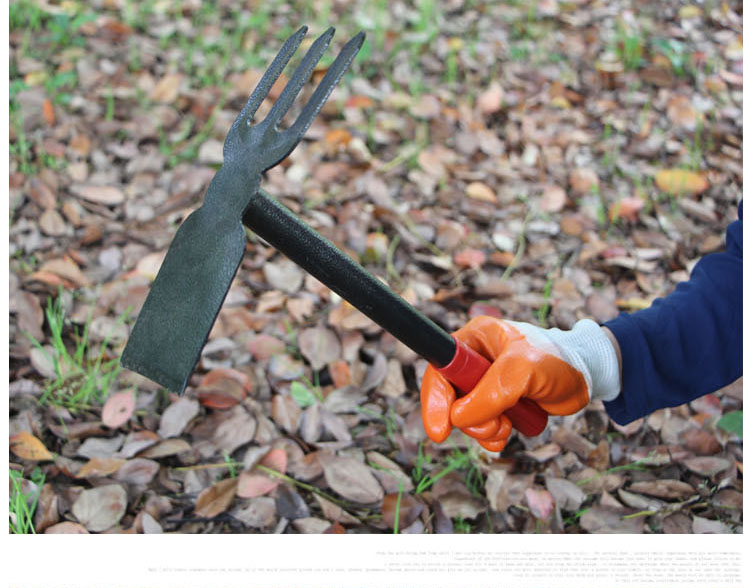 家用園藝錳鋼鍛造兩用鋤耙
