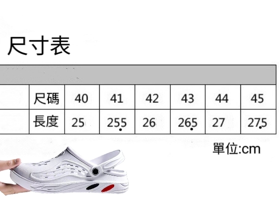 不臭不響防滑舒適洞洞鞋 涼鞋