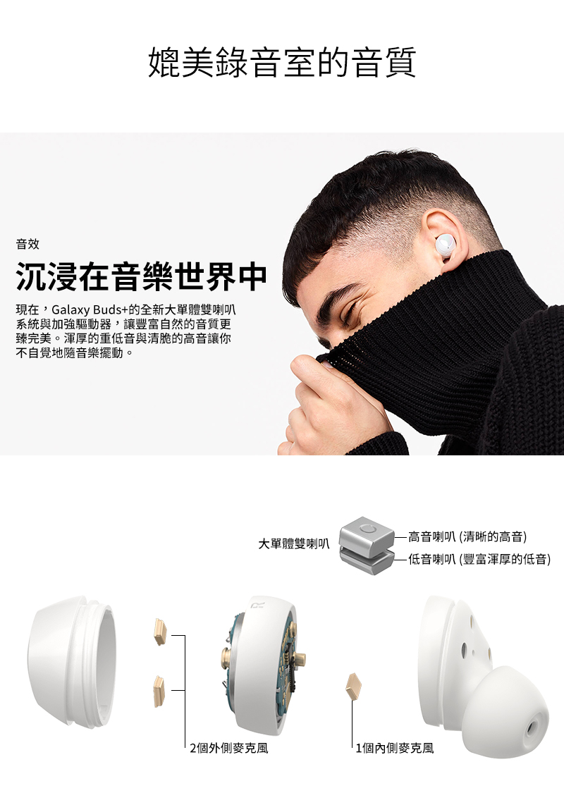 Samsung 三星 Galaxy Buds+ 真無線藍芽耳機