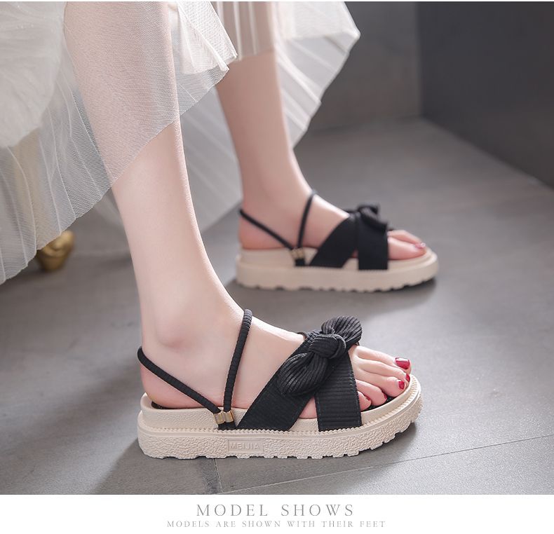 韓系透氣舒適軟底百搭兩穿涼鞋拖鞋 多款可選