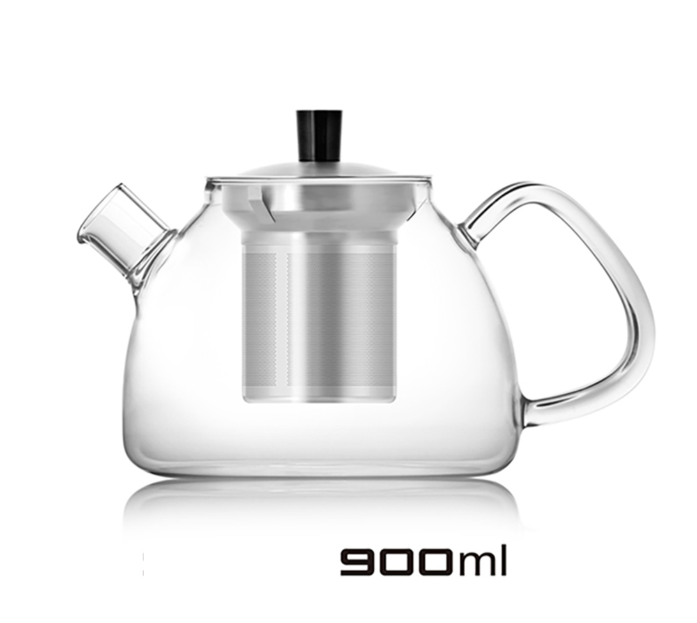 【Linox】Modern花茶壺900ml 茶杯 茶壺 玻璃茶壺 咖啡壺 水壺