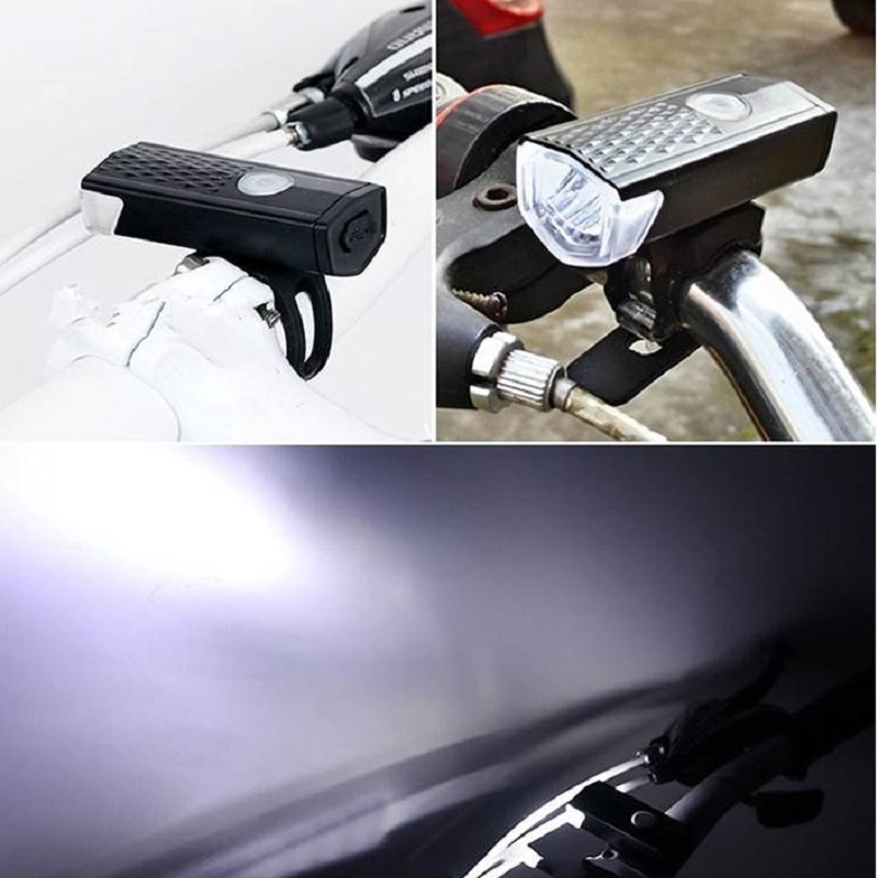 USB充電腳踏自行車前照明燈 100米超強光 3小時續航