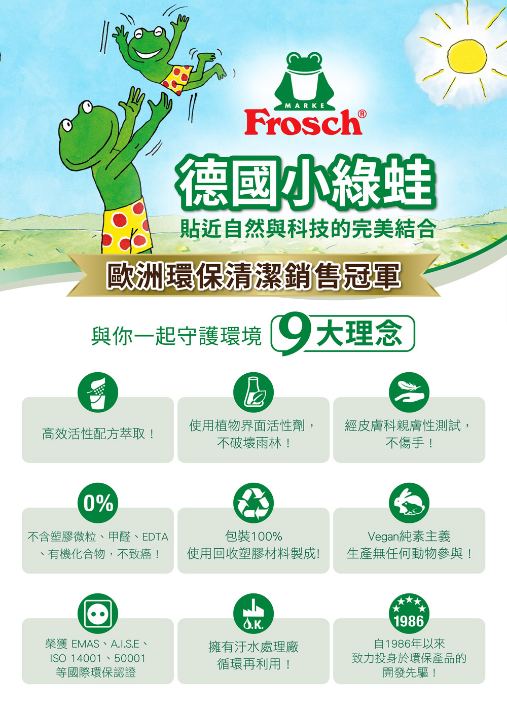 【Frosch】德國小綠蛙植萃馬桶清潔劑750ml