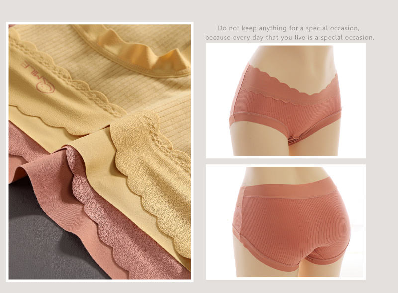 淺V型純棉低腰螺紋孕婦內褲 透氣親膚 XL-3XL 4色