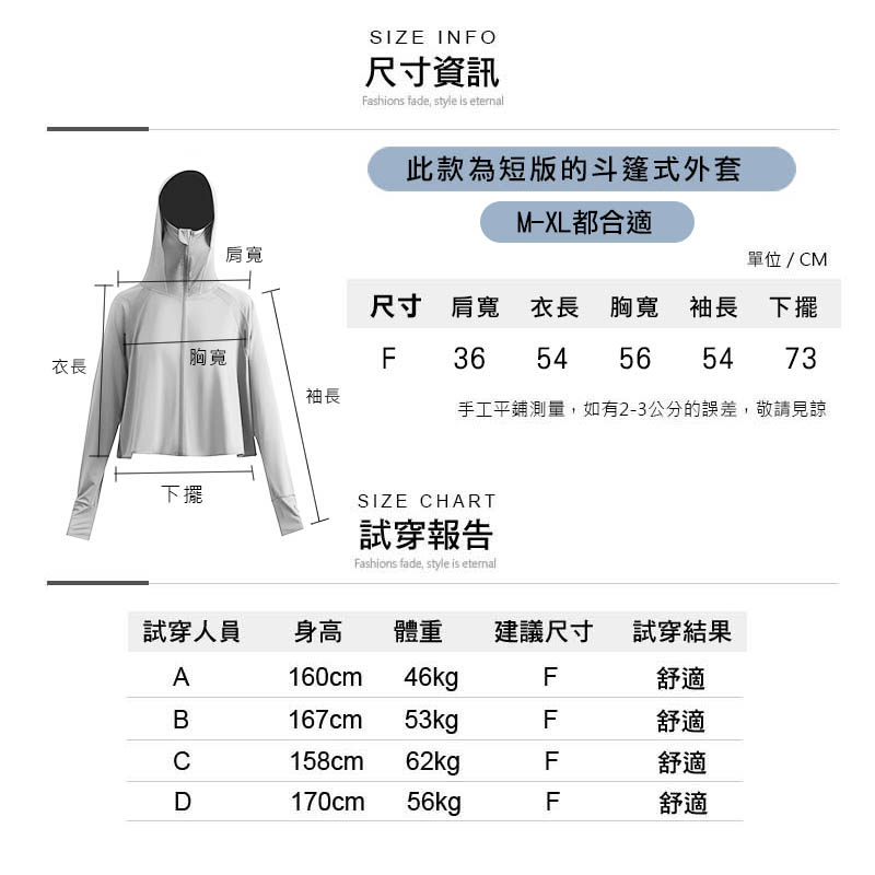 親膚抗uv冰絲涼感透氣防曬外套 8色