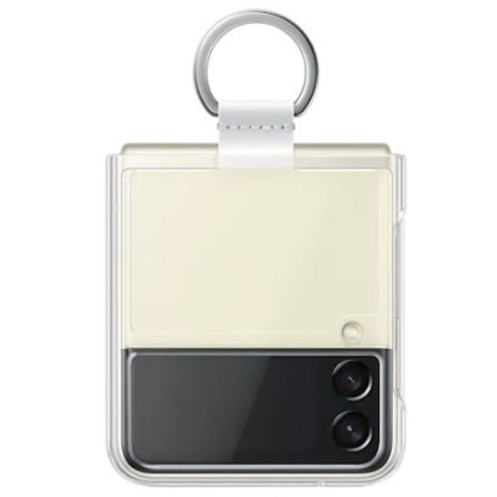 三星 SAMSUNG Galaxy Z Flip3 5G 原廠透明保護殼附指環扣
