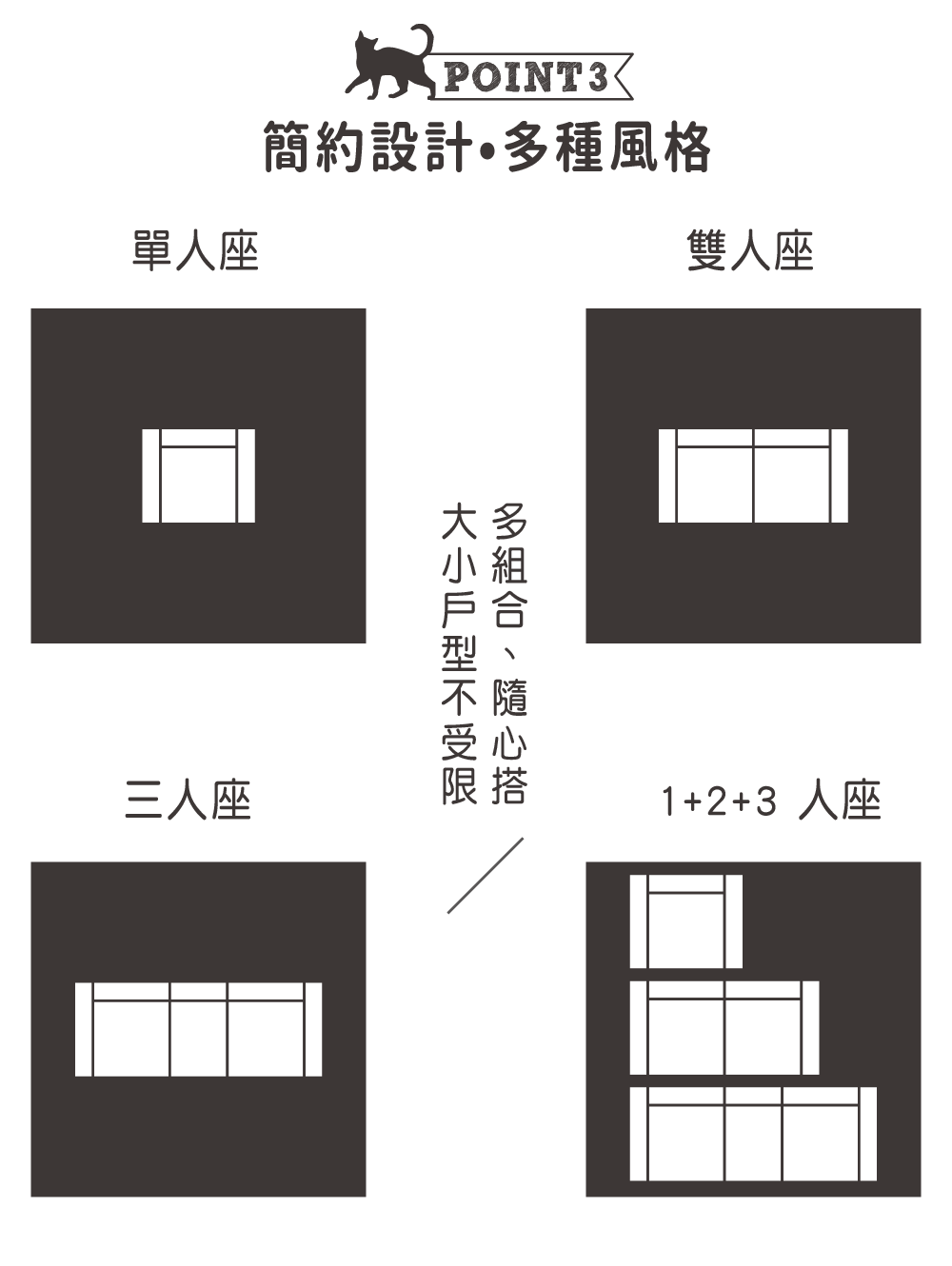 【JAJA】台灣製單人座/雙人座/三人座/1+2+3人座手工貓抓皮革沙發