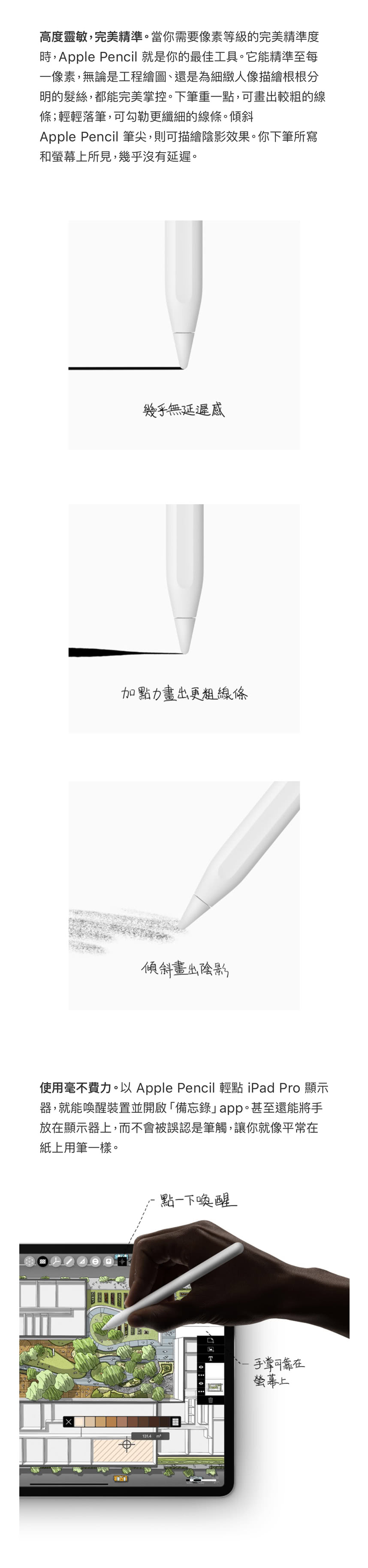 【Apple 蘋果】Apple Pencil 第二代 (MU8F2TA/A)