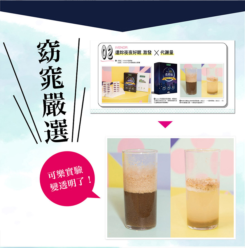 iVENOR 強效塑崩三代 夜塑崩 夜崩錠 塑崩錠 60粒/盒 窈窕 順暢 孅盈