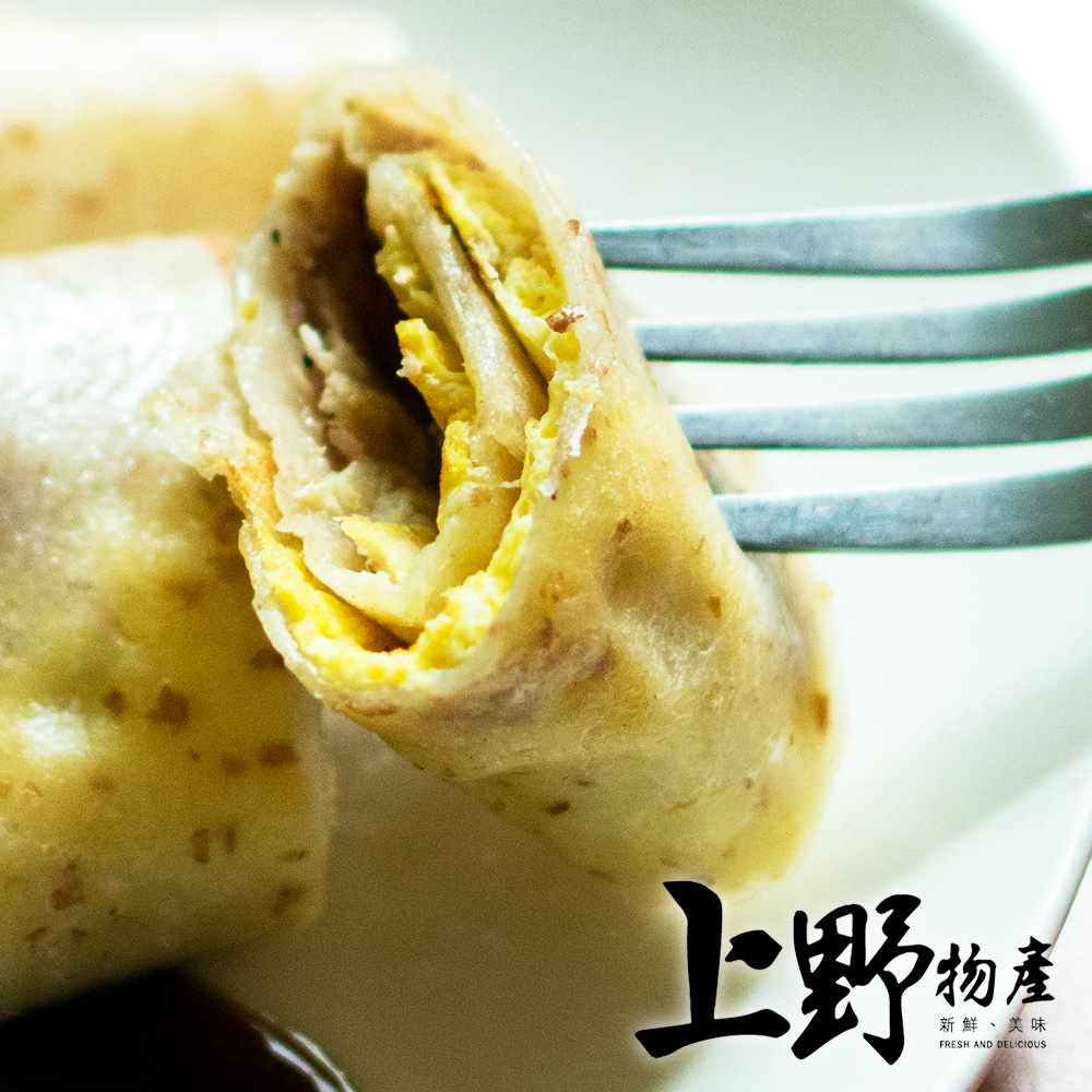 【上野物產】健康素食台灣原味蛋餅皮 (1800g±10%/30片/包) x10包