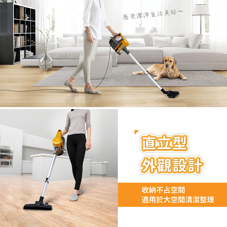 【DANBY丹比】強力旋風有線吸塵器(DB-802VC) 直立/手持兩用