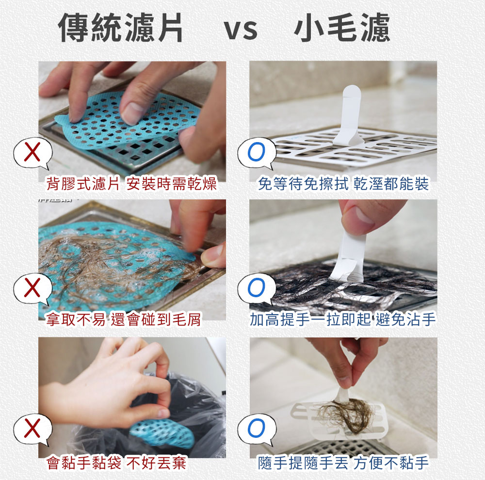 SoFF小毛濾排水孔毛髮清理網