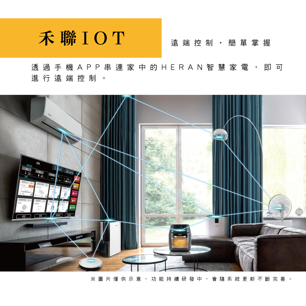 【禾聯】10KG智慧WIFI蒸氣洗變頻洗脫烘滾筒式洗衣機(HWM-C1072V)