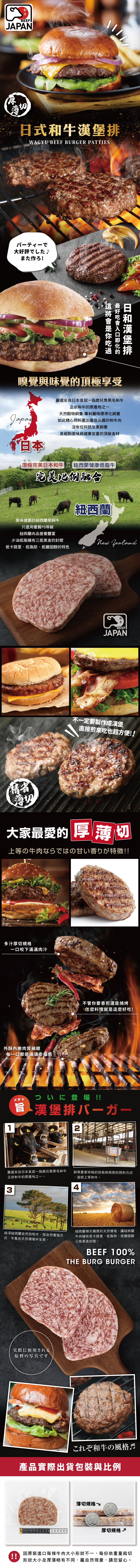       【勝崎生鮮】和牛漢堡排-多汁厚切15片組(150g±10%/片)
