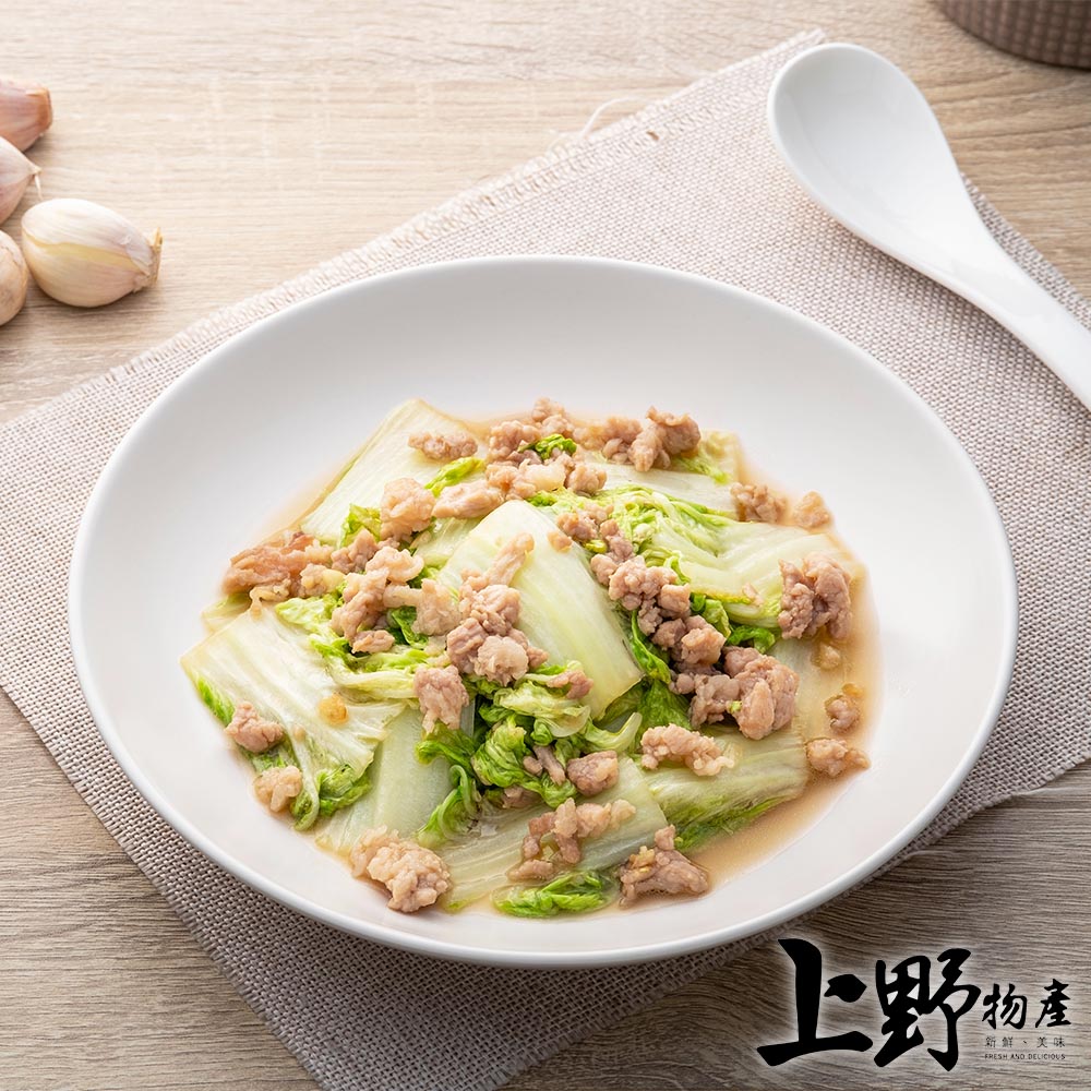 【上野物產】干貝鮑魚風味白菜滷(1000g/包)