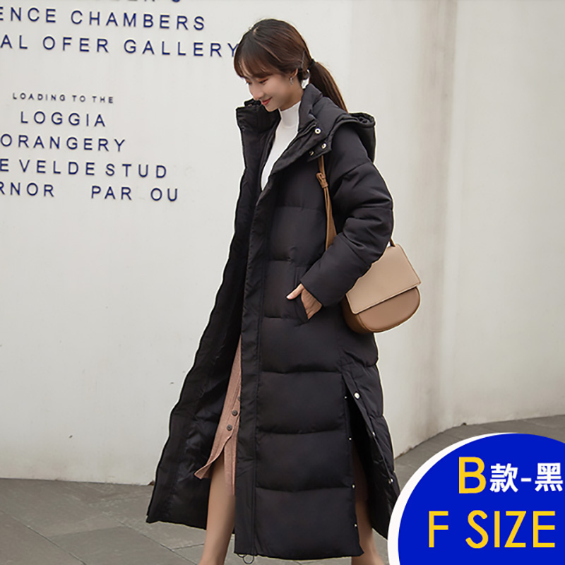 抗寒保暖羽絨棉連帽中長版外套 升溫保暖外套 (多款可選)