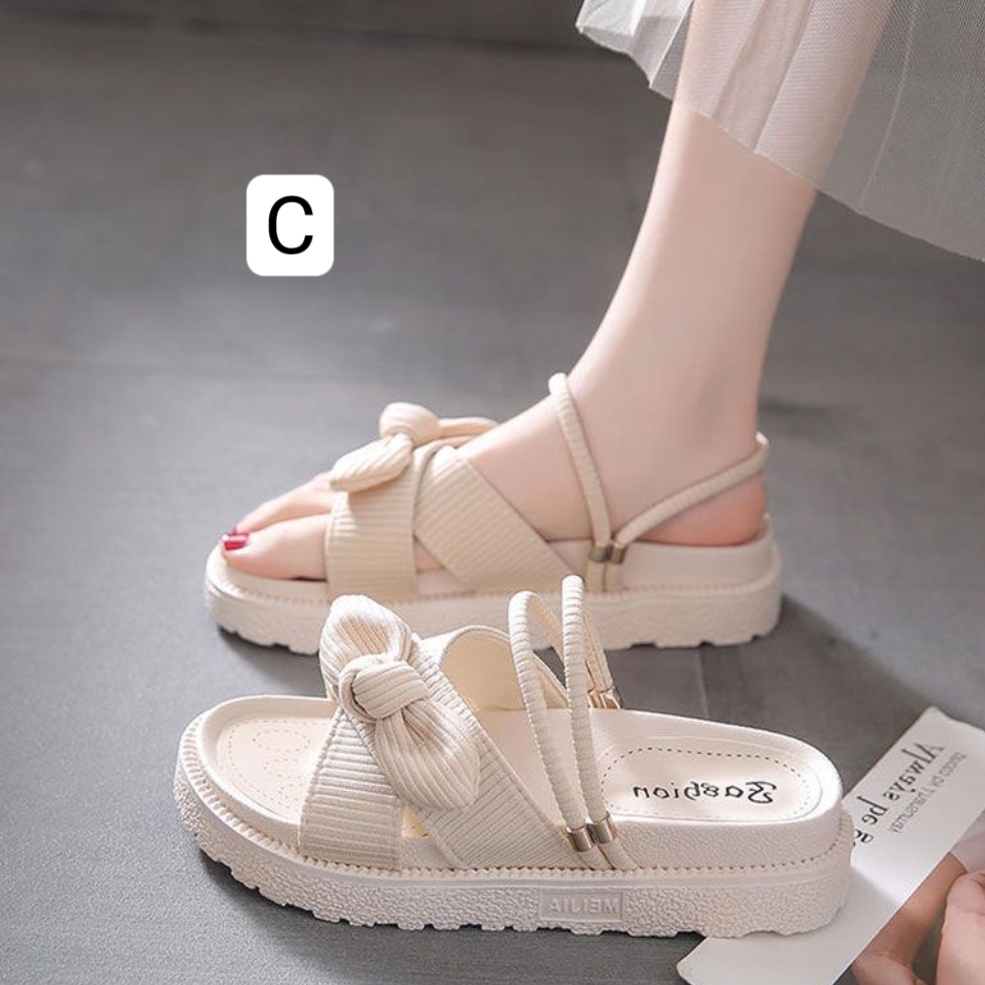 韓系透氣舒適軟底百搭兩穿涼鞋拖鞋 多款可選