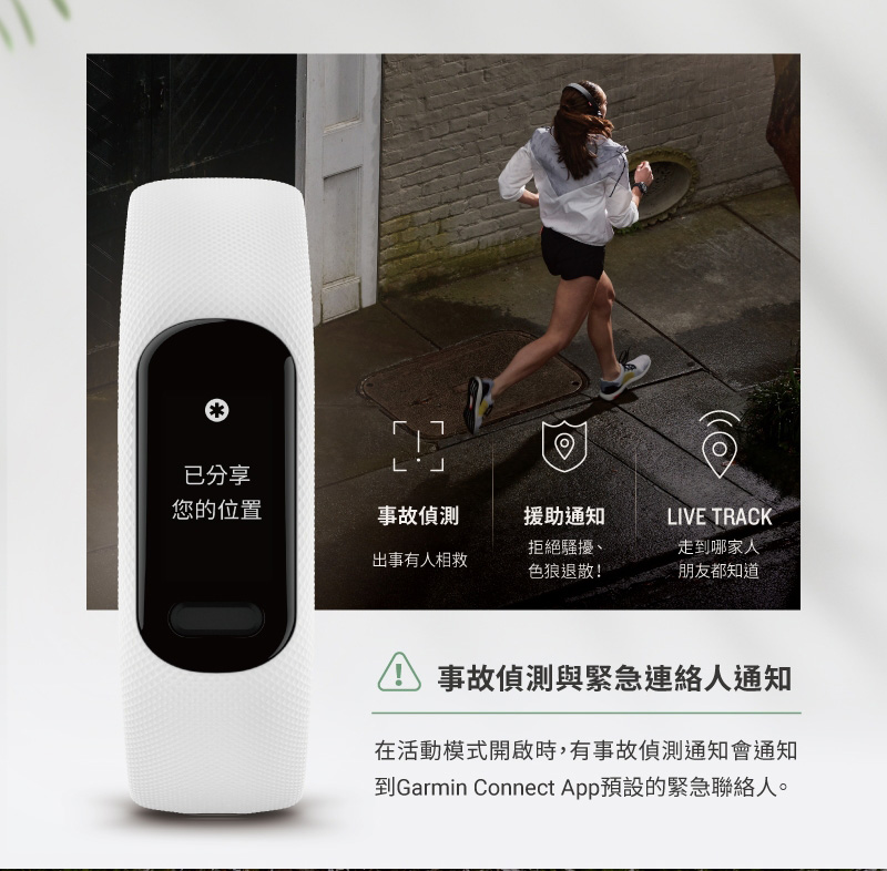 【GARMIN】Vivosmart 5 健康心率手環
