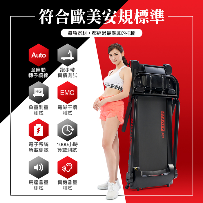 【BLADEZ】M7小妖機全摺疊跑步機/健走機(免安裝/保固一年)