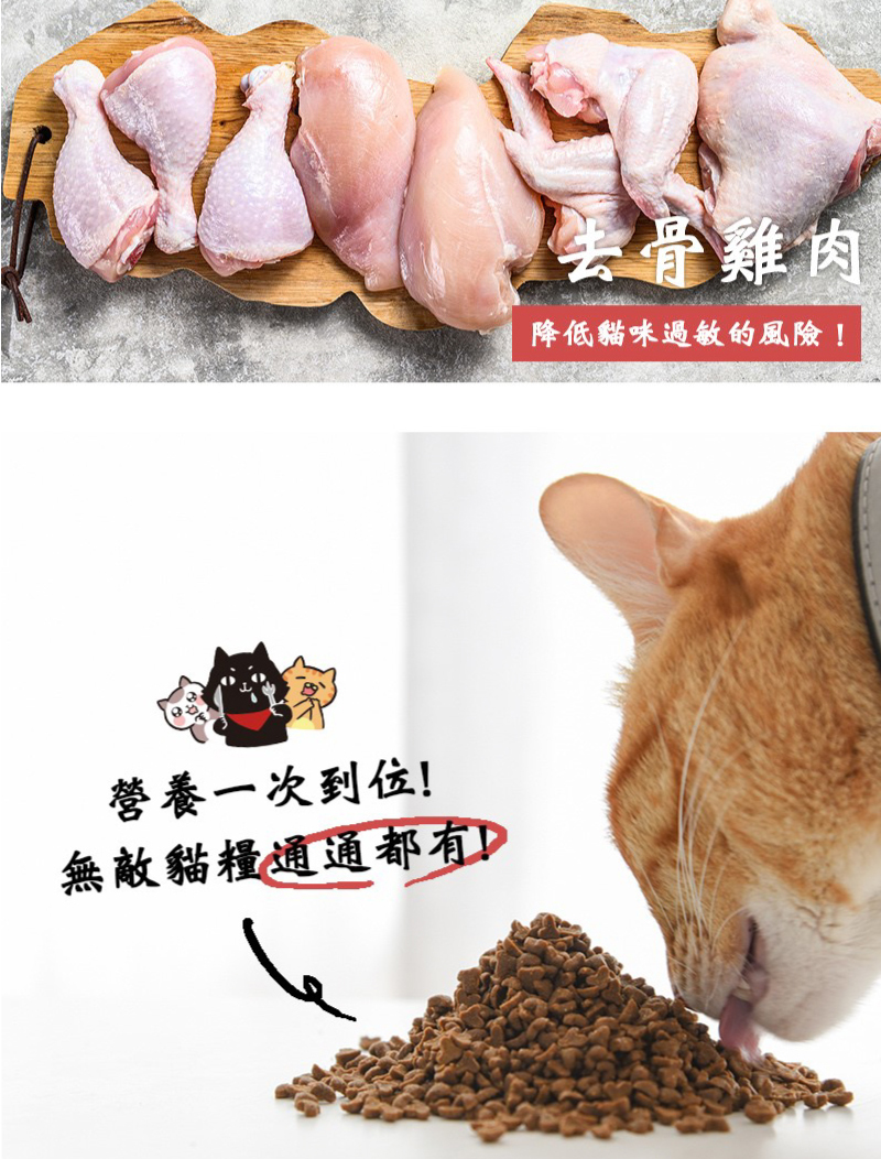 【Park cat貓樂園】無敵貓糧鮮雞蜂王乳2KG 適口性佳 全齡貓飼料