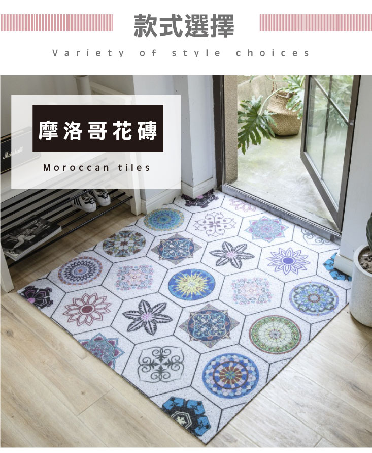       【ONE HOUSE】高彈絲圈去泥刮沙地墊/玄關墊/進門墊(80*