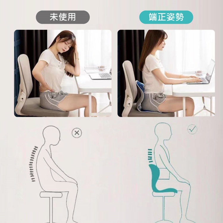 日本熱銷人體工學護腰坐墊
