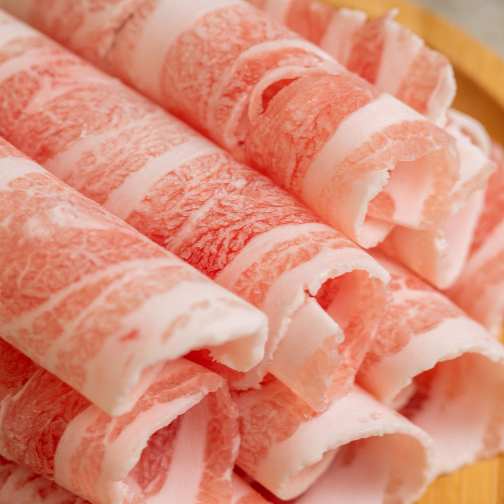 【小嚼士】嚴選豬五花火鍋肉片500g/1kg 台灣豬 五花肉片 五花豬肉 豬肉片