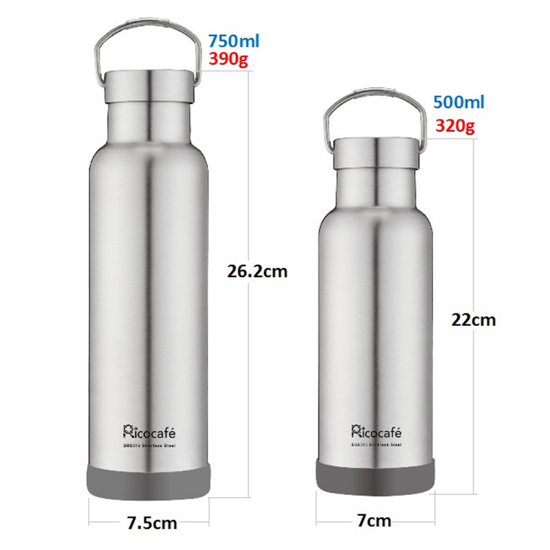 【RICO瑞可】不鏽鋼316手提式真空經典保溫瓶