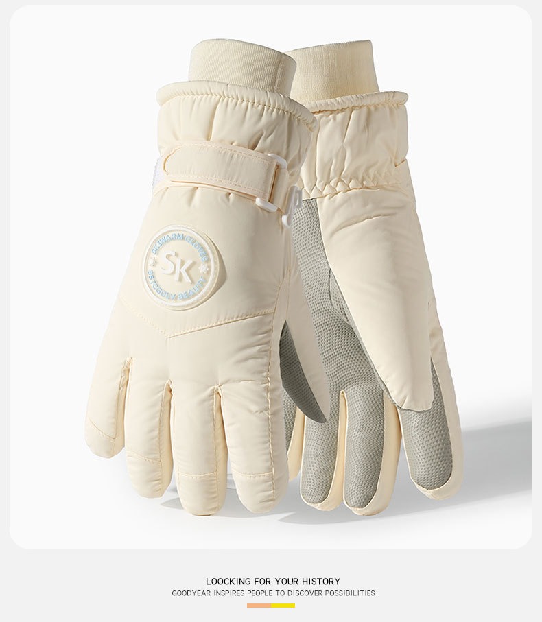 加厚馬卡龍保暖防寒手套 滑雪 冬天 騎車 防風 觸控 絨毛