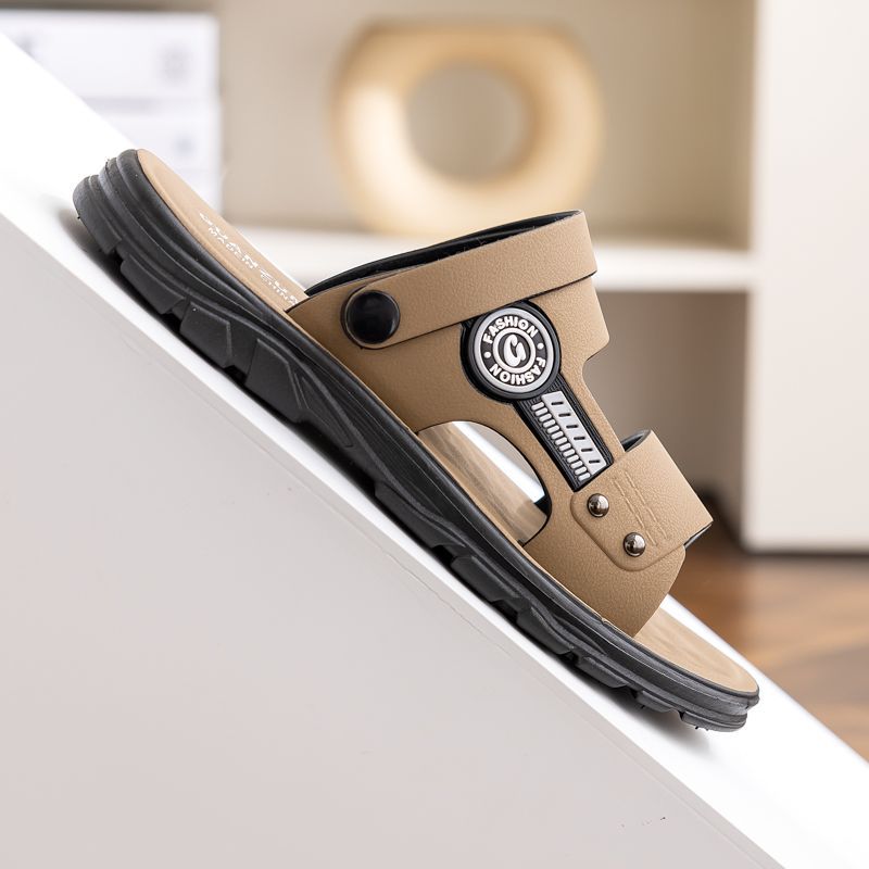 男士百搭好穿透氣兩用防滑拖鞋 涼鞋 兩款可選 