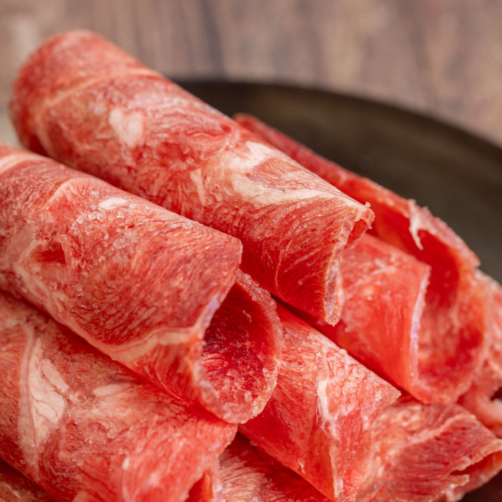 【小嚼士】巴拉圭草飼沙朗牛背肩火鍋肉片500g／1kg 烤肉片 牛肉片 牛沙朗