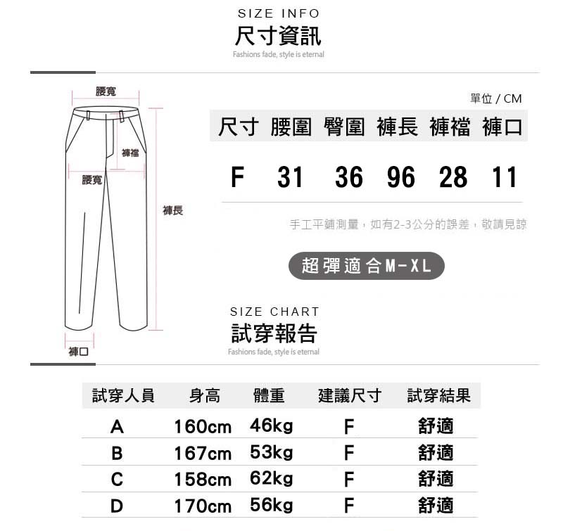 韓版人氣棉質高彈力修身多色螺紋內搭褲 9色任選