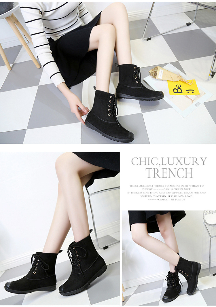 輕量防水防滑抗污短雨靴