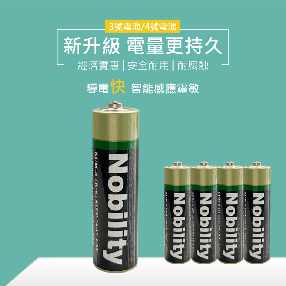綠能環保碳鋅電池 (3號/4號兩款任選)