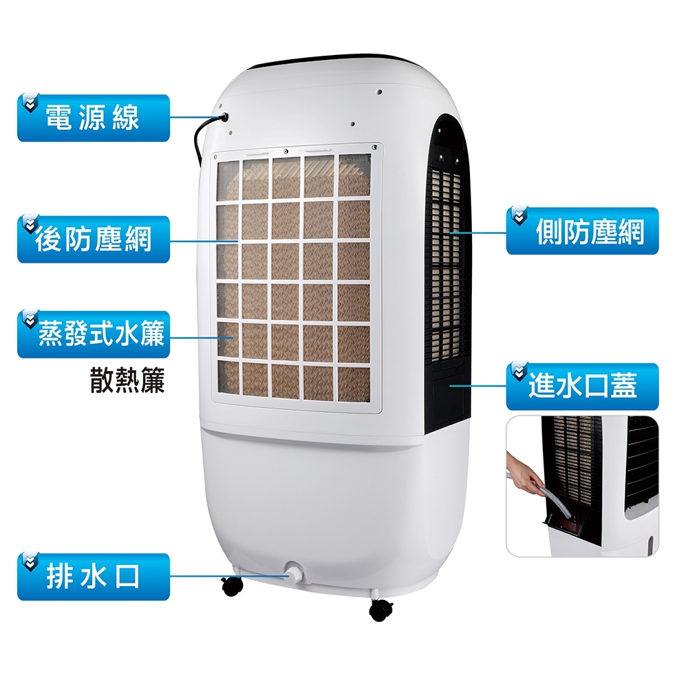 【大家源】水冷冰涼扇系列(TCY-898901/TCY-893002)