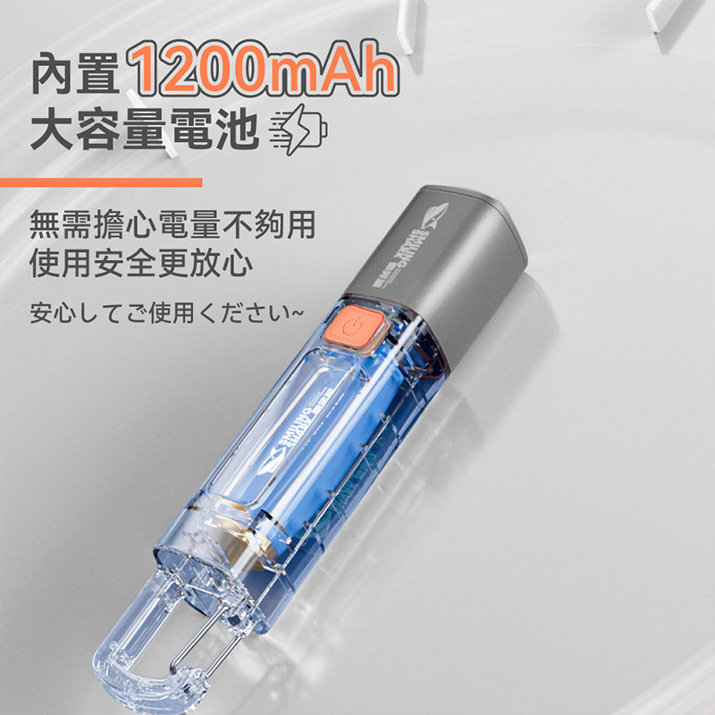 伸縮變焦強光手電筒 爆閃手電筒 鑰匙燈 防水露營燈 多功能手電筒