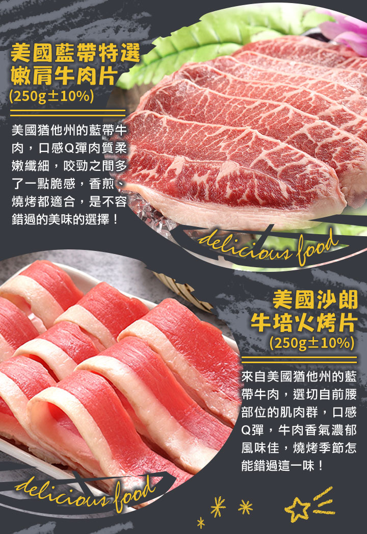 【聖凱師】中秋烤肉澎派牛多多烤肉9件組