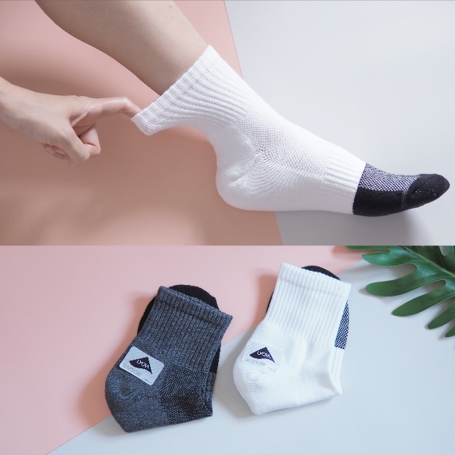 【凱美棉業】MIT台灣製全新第二代奈米銀離子氣墊消臭運動襪