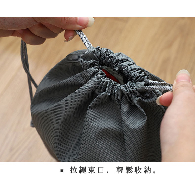 加厚防塵防潮鞋子收納袋(中號/大號) 旅行收納鞋袋 透明可視