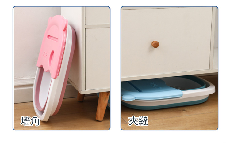 大容量可折疊足浴帶蓋泡腳桶