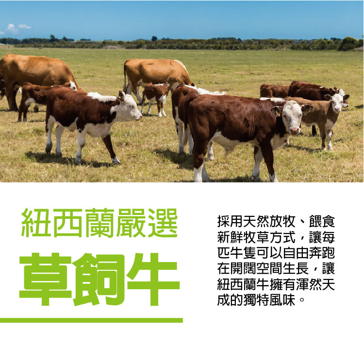【好神】紐西蘭天然草飼嫩肩沙朗牛排15片組(120g/片)