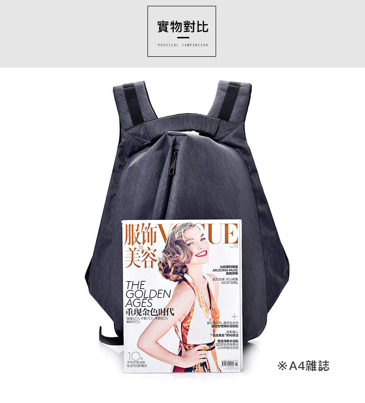 潮流大容量立體造型多功能後背包 電腦包 旅行包 2色可選