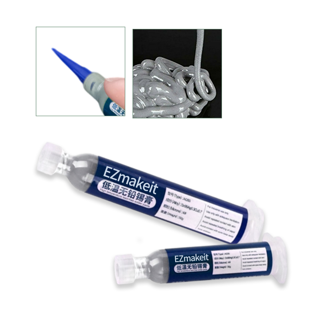 【EZmakeit】低溫138℃無鉛錫膏30g/50g