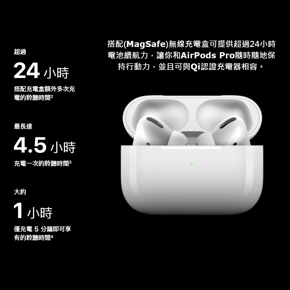 【Apple 蘋果】AirPods Pro MagSafe版 無線藍牙耳機