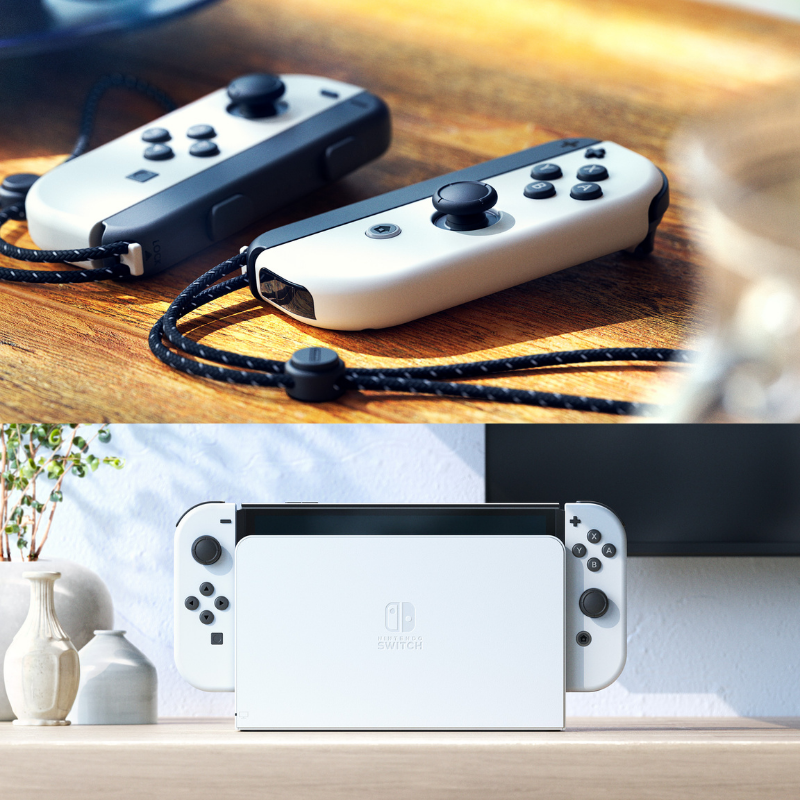 【Nintendo任天堂】Switch OLED主機+熱門遊戲x1+保護貼